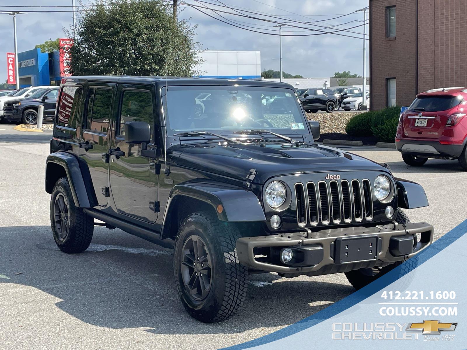 Black 2016 Jeep Wrangler SUV / Crossover Four-Wheel Drive 5-Speed Automatic